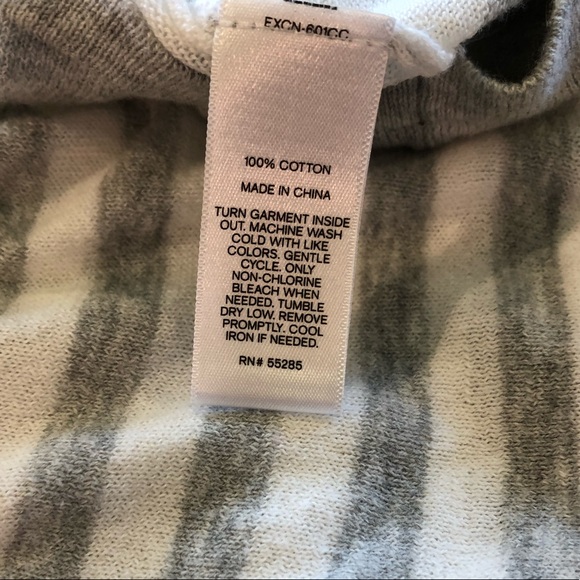 Express, Gray White Stripe Sweater, Size S - Picture 11 of 11